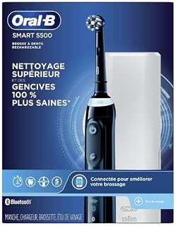 Oral-B Smart 5500 Electric Rechargeable Toothbrush, Black