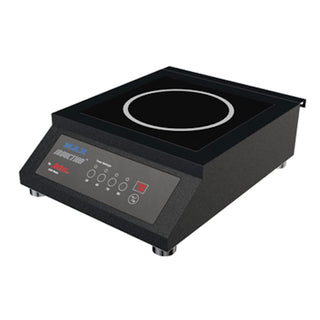 SM-351C-FT MAX Induction Single Countertop Sizzle Cook Range by Spring USA – Stainless Steel, Black