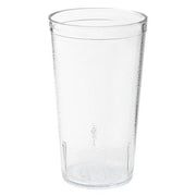 G.E.T. Stackable Textured Clear 12 Oz Tumbler by GET – 12.0 fluid_ounces, SAN (Styrene Acrylonitrile), Clear, Pack of 72, Model 6612-1-CL