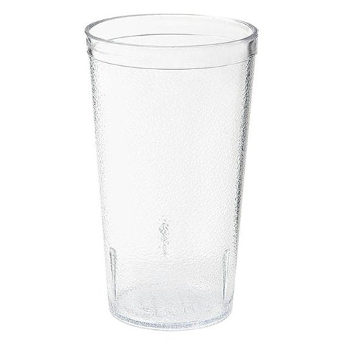 G.E.T. Stackable Textured Clear 12 Oz Tumbler by GET – 12.0 fluid_ounces, SAN (Styrene Acrylonitrile), Clear, Pack of 72, Model 6612-1-CL
