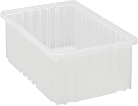 Quantum Storage DG92060 Dividable Grid Heavy Duty Part Organizer Bins - 16-1/2" x 10-7/8" x 6" - 8 Pack