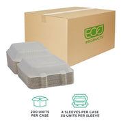 ECO PRODUCTS Green Products / 9" / white Clamshell Take Out Containers