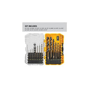 DEWALT Multi / 14 piece set (Pack of 5) / Classic Wood Drill Bit Sets
