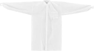 Global Industrial Disposable Polypropylene Lab Coat Knit Wrist & Collar, 2X-Large, 25/Case