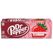 Dr Pepper Strawberries and Cream / 12 Fl Oz (Pack of 12) / 1 Soft Drinks