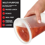 Stock Your Home 32 oz/48 Count / multi-colored / 32.0 ounces Container Sets