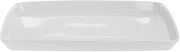 BIA Cordon Bleu White Porcelain Rectangular Platter - 18 3/4" L x 12" W x 1 1/2" H