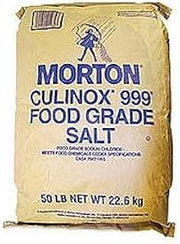Morton Culinox 999 Food Grade Salt 50Lb Bag, 1 EA