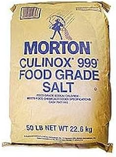 Morton Culinox 999 Food Grade Salt 50Lb Bag, 1 EA