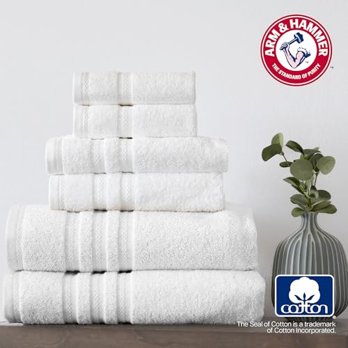 ARM & HAMMER Light Blue / Towel Set (Washcloths, Hand Towels, Bath Towels) / 1 Towel Sets