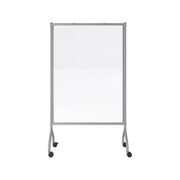 Impromptu Screen Gray Clear Acrylic 42" x 72" by Safco – Steel (frame); Translucent Polycarbonate, Clear, Model 8510GRCL