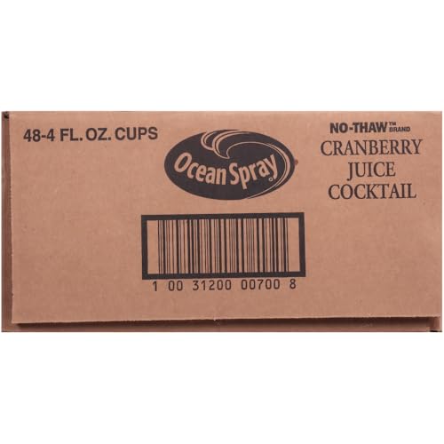 Ocean Spray Cranberry / 4 Fl Oz (Pack of 48) / 48 Fruit Juice