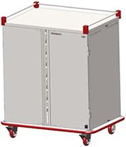 68.63" Performance Patient Tray Cart