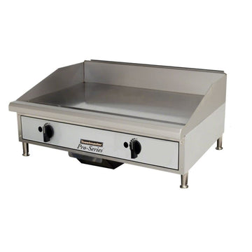 24" Manual Control Gas Griddle by Toastmaster – Stainless Steel, Aluminized Steel, Model TMGM24