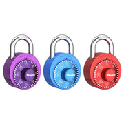 Master Lock Red, Purple. Blue / 3 Pack / 3 Pack; Assorted Combination Padlocks