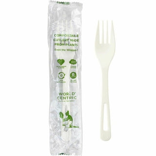 World Centric FO-PS-I TPLA 6.3" Forks – Individually Wrapped (Pack of 750)