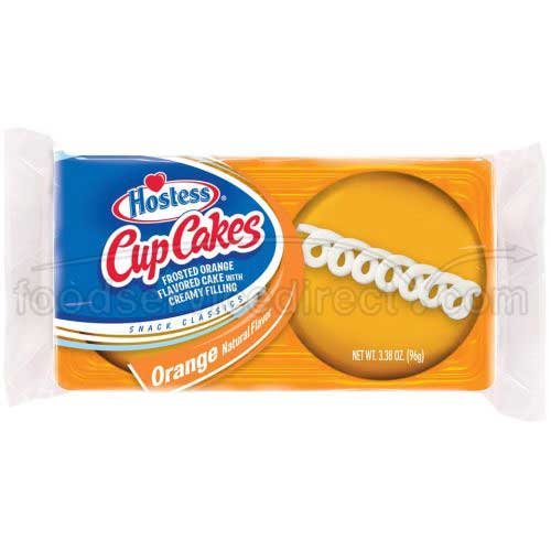 Single Serve Orange CupCakes by Hostess – 1 Count (Pack of 36), Pack of 36