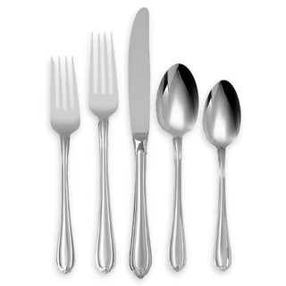 Gorham by MELON BUD FROSTED PLACE KNIFE by Lenox – Silver, Pack of 12