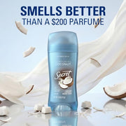 Secret Coconut / 2.6 Ounce (Pack of 3) / 3 Antiperspirant Deodorant