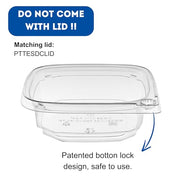 BUT-N-LOC 24oz / Clear / 24.0 fluid_ounces Clamshell Take Out Containers