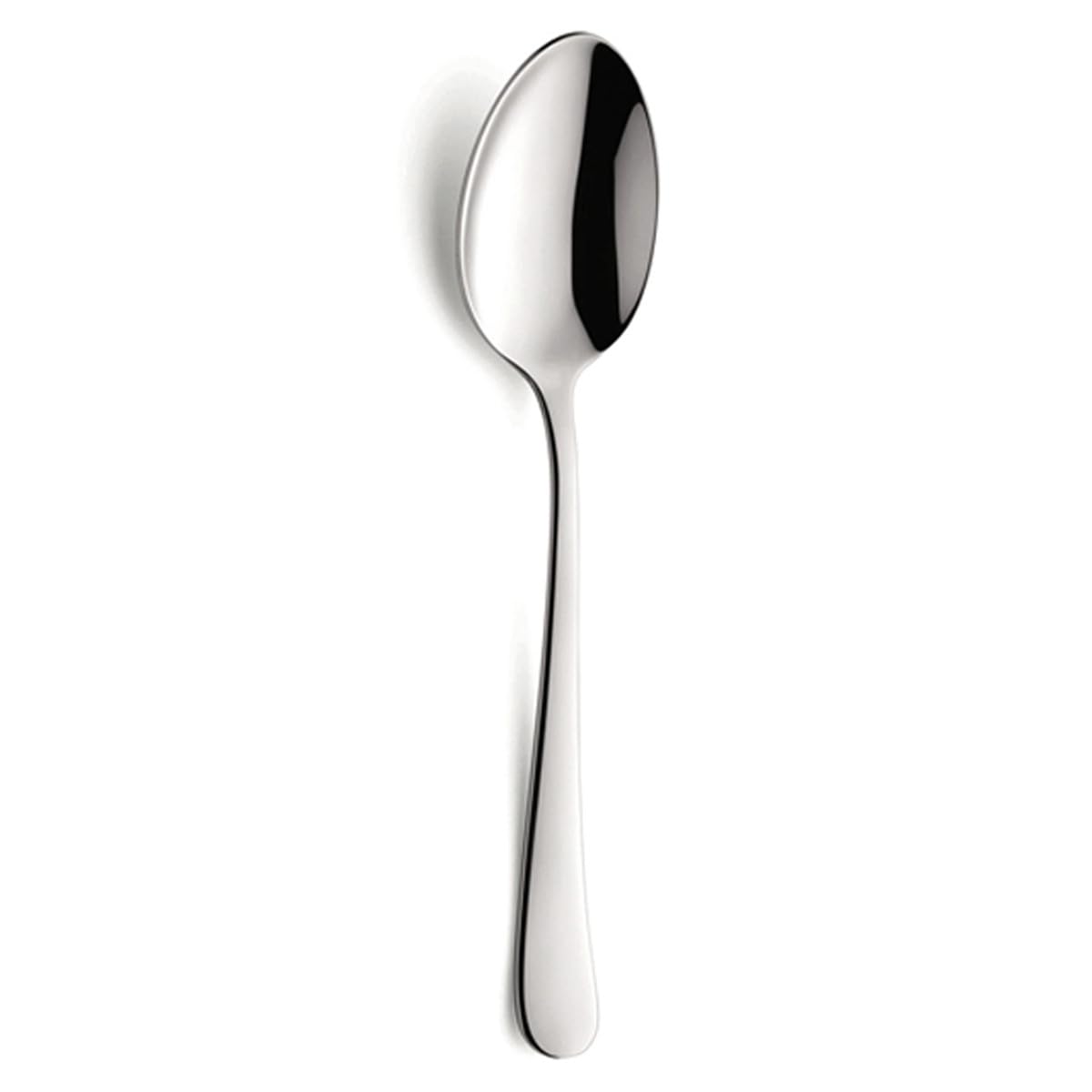 Set 12 Coffee & Dessert Spoons | 18/0 Stainless Steel Spoons by Amefa – 11.1cm, Stainless Steel, Black/White, Model Austin