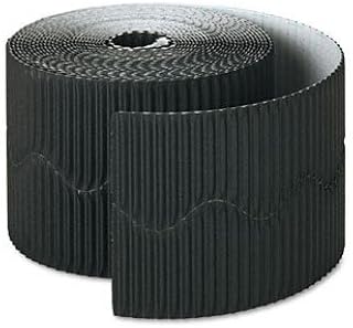 Pacon Bordette Decorative Border BORDER,2.25" X 50',BK (Pack of30)