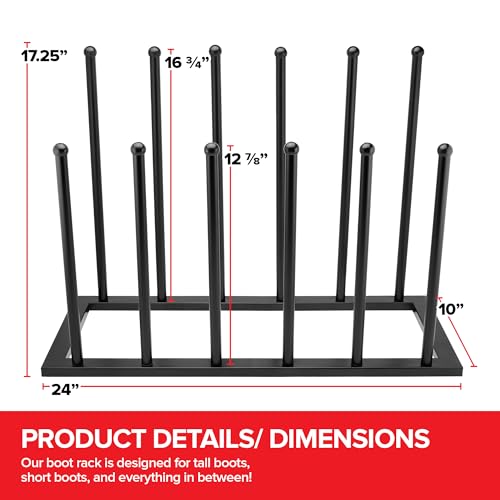 Stock Your Home 10 / 1 Count Pack of 10 / Black Free Standing Shoe Racks