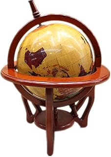 TOMYEUS Globes 63cm 360 Degree Rotating Three-Legged Large Globe Study Decoration Gifts and Crafts Geographic Globes