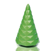 Clear Polycarbonate X-Mas Chocolate Mold with 2 Half-Diamond-Tree Cavities by Martellato – Polycarbonate, Clear, Model MA3012
