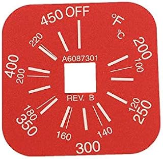 Pitco FRIALATOR A6087301 Thermostat Label 200-450F