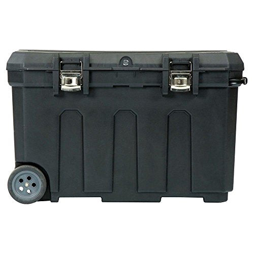 24 Gallon Mobile Tool Chest by STANLEY – 24 Gallon, 24.0 gallons, Plastic, Black/Yellow, Model 14C636