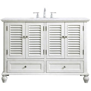 Elegant Decor 48" - Single / White / Contemporary Bathroom Vanities