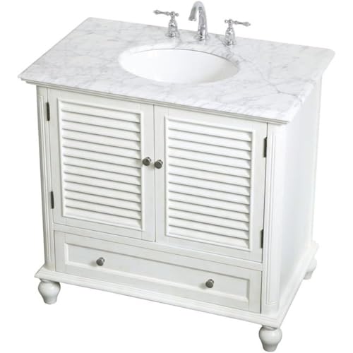 Elegant Decor 36" - Single / White / Contemporary Funnels