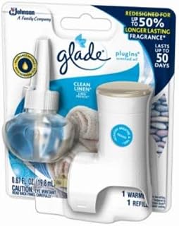 SC Johnson S C Johnson Wax 116451 Glade Linen Oil Warmer - Case of 5