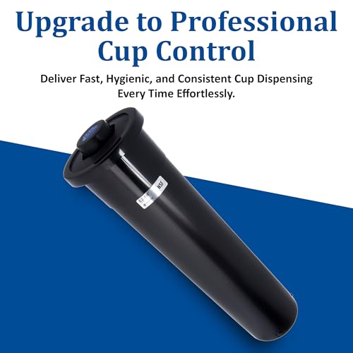 San Jamar 23.25 in / Black Gasket / Black Cup Holders