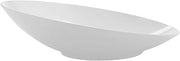 G.E.T. B-798-W Angled Cascading Serving Bowl for Salads, Snacks and Pasta, 2.5 Quart / 20", White
