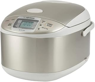 Zojirushi NS-TSC18AXH 10-Cup Micom Rice Cooker and Warmer | LCD controls, nonstick inner pan