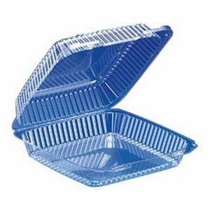 Inline VPP730 10 in. Valu Pack Hinged Container Pete, Clear - Case of 200
