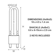 Master Lock 1 / Standard / normal Keyed Padlocks