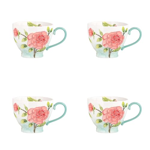 10 Strawberry Street Peonies / Large / Chic Mug Sets