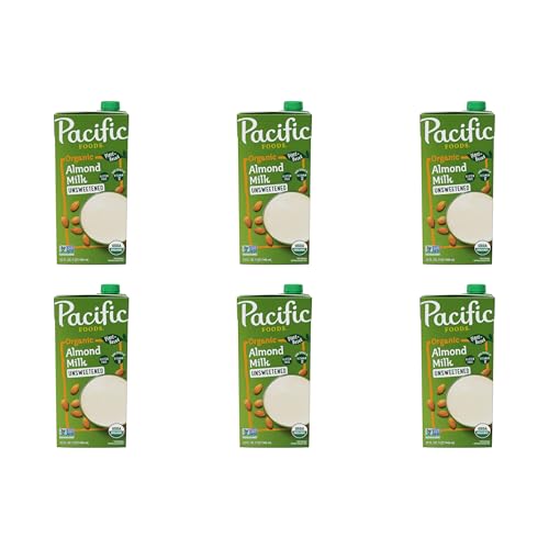 Pacific Foods Almond / 32 Fl Oz (Pack of 6) / No Color Almond Milk