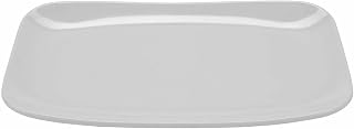 G.E.T. CS-6103-W-EC 11.25" x 7" White Break Resistant Rectangular Platter (Pack of 12)