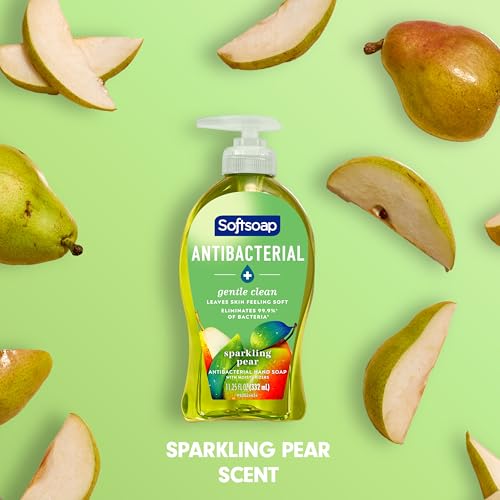 Softsoap Sparkling Pear / 11.25 Fl Oz (Pack of 6) / Green Hand Wash