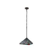 CH3T359BM12-DP1 Mini Pendant by Chloe Lighting – exact color of each glass piece may vary due to each piece being hand crafted