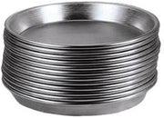 American Metalcraft - 8” Hard Coat Anodized Aluminum Pizza Pan