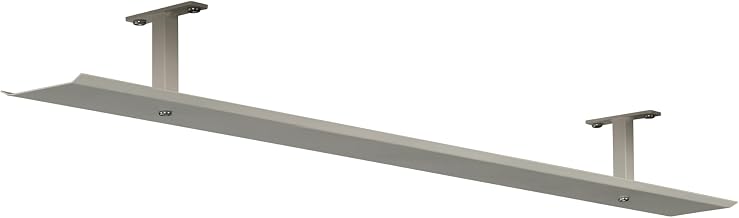 Sauder Bergen Circle Metal Cord Management Trough in White Finish