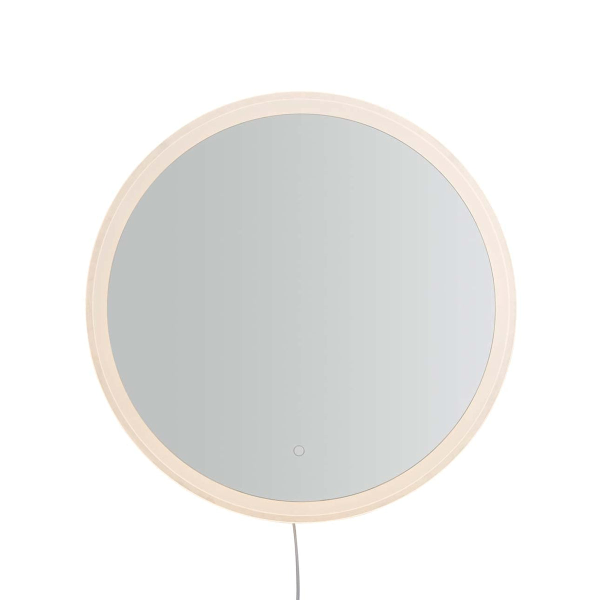 Super Star Round LED Mirror by NOVA of California – 30"L x 30"W, Glass, Silver, Model 4111728