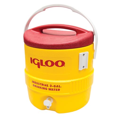 Igloo Red / 3 Gallon | 15" (L) x 13" (W) x 14.75" (H) / Industrial Coolers