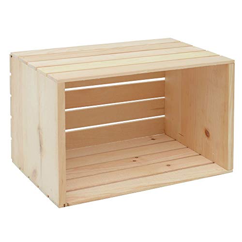 Small Wood Crate Riser by Retail Resource – Natural, Model USC2
