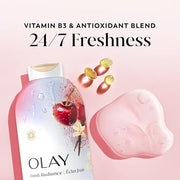 Olay Black Cherry & Vanilla / 22 Fl Oz (Pack of 1) / White Body Washes